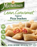 Michelina's® Lean Gourmet Pepperoni Pizza Snackers Frozen Meal Perspective: Main