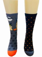 Legale Dogs in Hats Gloe in the Dark Halloween Women's Crew Socks