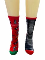 Legale Dancing Christmas Dog Crew Socks - 2 pk Perspective: Main