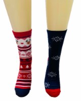 Legale Fairsile Reindeer Christmas Crew Socks - 2 pk Perspective: Main