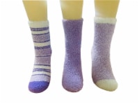 Legale Cozy Modern Stripe Pattern Crew Socks Perspective: Main