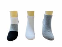 Legale Stripe Low Cut Rugby Socks - Grey Perspective: Main