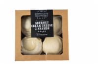 Schwartz Brothers Bakery Kosher Gourmet Cream Cheese Cinnamon Rolls 4 Count