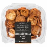 Schwartz Brothers Bakery Organic Cinnamon Sugar Bagel Chips Perspective: Main