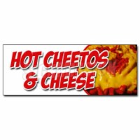 SignMission 24 in. Hot Cheetos & Cheese Decal Sticker - Melted Mexican Chili Tex Mex Food