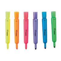 Staples Hype Tank Highlighters Chisel Assorted 12/PK (29204) Perspective: Main