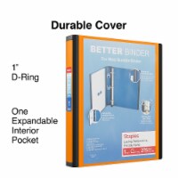 Staples Better 1-Inch D 3-Ring View Binder Orange (13465-CC