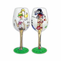 Bottoms Up - 95 and Sunny WGFORE Wine Glass, Fore