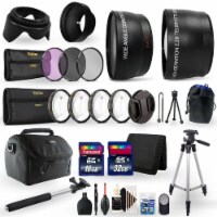 48gb Top Accessory Kit For Canon Eos Sl3 Sl2 90d 80d Digital Slr Camera