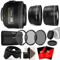 Nikon Af-s Dx Nikkor 35mm F/1.8g Lens With Accessories For Nikon Dslr Cameras