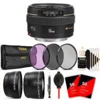 Canon Ef 50mm F/1.4 Usm Lens With 58mm Uv Cpl Nd Ultimate Accessory Kit