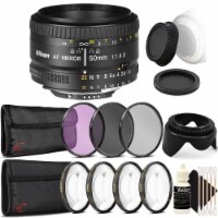 Nikon Af Nikkor 50mm F/1.8d Lens For Nikon Dslr Cameras With Ultimate Accessory Kit