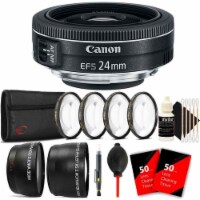 Canon Ef-s 24mm F/2.8 Stm Lens With Accessory Bundle For Canon 80d, 77d And 70d