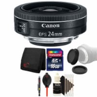 Canon Ef-s 24mm F/2.8 Stm Lens With Accessories For Canon Digital Slr Cameras