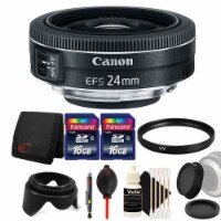 Canon Ef-s 24mm F/2.8 Stm Lens With Accessory Kit For Canon Digital Slr Cameras