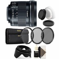Canon Ef-s 10-18mm F/4.5-5.6 Is Stm Lens With Top Accessory Kit For Canon Dslr Cameras