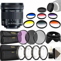 Canon Ef-s 10-18mm F/4.5-5.6 Is Stm Lens And Ultimate Accessory Kit For Canon Dslr Cameras