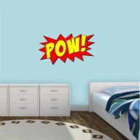 VWAQ Comic Book Pow Wall Decal Sound Effect Superhero Wall Decal