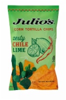 Julio's® Zesty Chile Lime Corn Tortilla Chips Perspective: Main