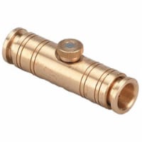 Orbit Brass Misting Slip-Lok Tee 1 pk - Total Qty: 1; Each Pack Qty: 1