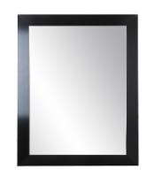 Black Satin Accent Mirror