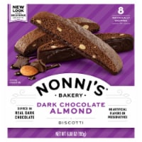Nonni's Dark Chocolate Almond Biscotti Cookies