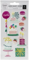 And Many More Embossed Puffy Stickers 11/Pkg