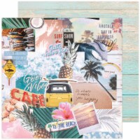 Heidi Swapp Care Free Double-Sided Cardstock 12"X12"-High Tide