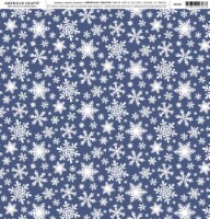 American Crafts Brands Holidays & Events Cardstock 12"X12"-Snowflakes