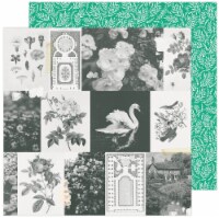 Maggie Holmes Garden Party Double-Sided Cardstock 12 X12 -Garden Greens