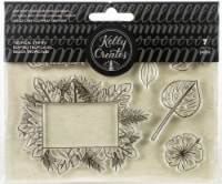 Kelly Creates Acrylic Traceable Stamps-Tropical