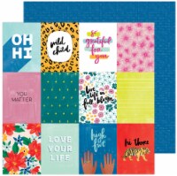 Amy Tan Brave & Bold Double-Sided Cardstock 12"X12"-High Five