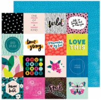 Amy Tan Brave & Bold Double-Sided Cardstock 12"X12"-True Story