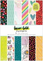 American Crafts Single-Sided Paper Pad 6 X8  36/Pkg-Amy Tan Brave & Bold