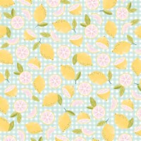 American Crafts Patterned Single-Sided Cardstock 12"X12"-Pink Lemonade
