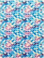 American Crafts Glitter Specialty Paper 8.5 X11 -Blueberry Mermaid