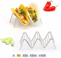 2 Lb Depot Taco Holders Set of 2, Each Rack Holds 2 or 3 Tacos, 5 Styles