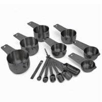 2 Lb Depot Gold Set of 14 Cups & Spoons, Stainless Steel, Accurate Meas.