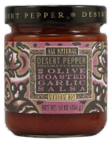 Desert Pepper Two Olive Roasted Garlic Salsa