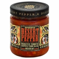 Desert Pepper Roasted Tomato Chipotle Corn Salsa