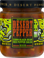 Desert Pepper Trading Corn Black Bean Red Pepper Medium Salsa
