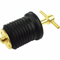 Seachoice 1 In. Twist-Turn Brass Drain Plug 18801