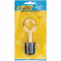 Seachoice Snap-Lock 1-1/4 In. Brass Drain Plug 18871