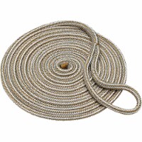 Seachoice 3/8 In. x 15 Ft. Gold Double Braid Nylon Dock Line 40011