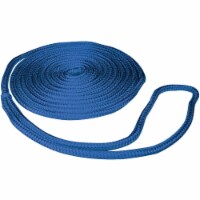 Seachoice 3/8 In. x 15 Ft. Blue Double Braid Nylon Dock Line 40301