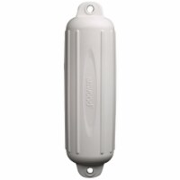 Seachoice 8-1/2 In. x 27 In. White Twin Eye Boat Fender 79031
