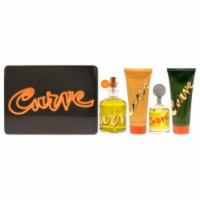 Liz Claiborne Curve 4.2oz EDC Spray, 0.25oz EDC Splash, 3.4oz After Shave Balm, 3.4oz Shower