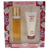 Elizabeth Taylor Diamonds and Rubies 3.3oz EDT Spray, 3.3oz Perfumed Body Lotion 2 Pc Gift Se