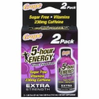 5-Hour Energy® Extra Strength Grape Energy Shot Multipack Bottles Perspective: Main