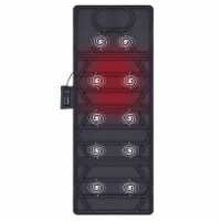 Vibrating Massage Mat with Heat, Full Body Massager for Neck and Back, Leg, Thighs - 391S